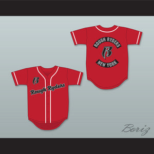 Rough Ryders Red Baseball Jersey