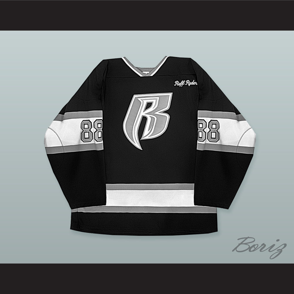 Rough Ryders 88 Black Hockey Jersey