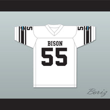 Load image into Gallery viewer, Roy Chutney 55 Blue Springs Bison High School Football Jersey The Slaughter Rule