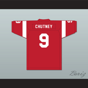 Roy Chutney 9 Renegades Red Football Jersey The Slaughter Rule