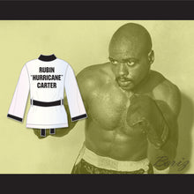 Load image into Gallery viewer, Rubin &#39;Hurricane&#39; Carter White Satin Half Boxing Robe