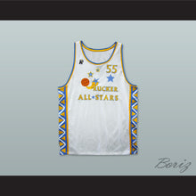 Load image into Gallery viewer, 1996 Style Rucker All Stars 55 White Basketball Jersey