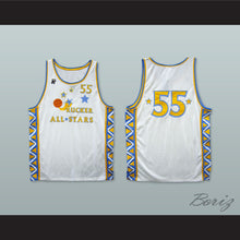 Load image into Gallery viewer, 1996 Style Rucker All Stars 55 White Basketball Jersey