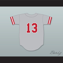 Load image into Gallery viewer, Rudy 13 Camden Braves Gray Baseball Jersey Brewster&#39;s Millions