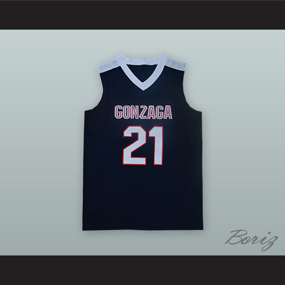 Rui Hachimura 21 Gonzaga Navy Blue Basketball Jersey