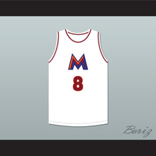 Load image into Gallery viewer, Rui Hachimura 8 Meisei High School White Basketball Jersey 2