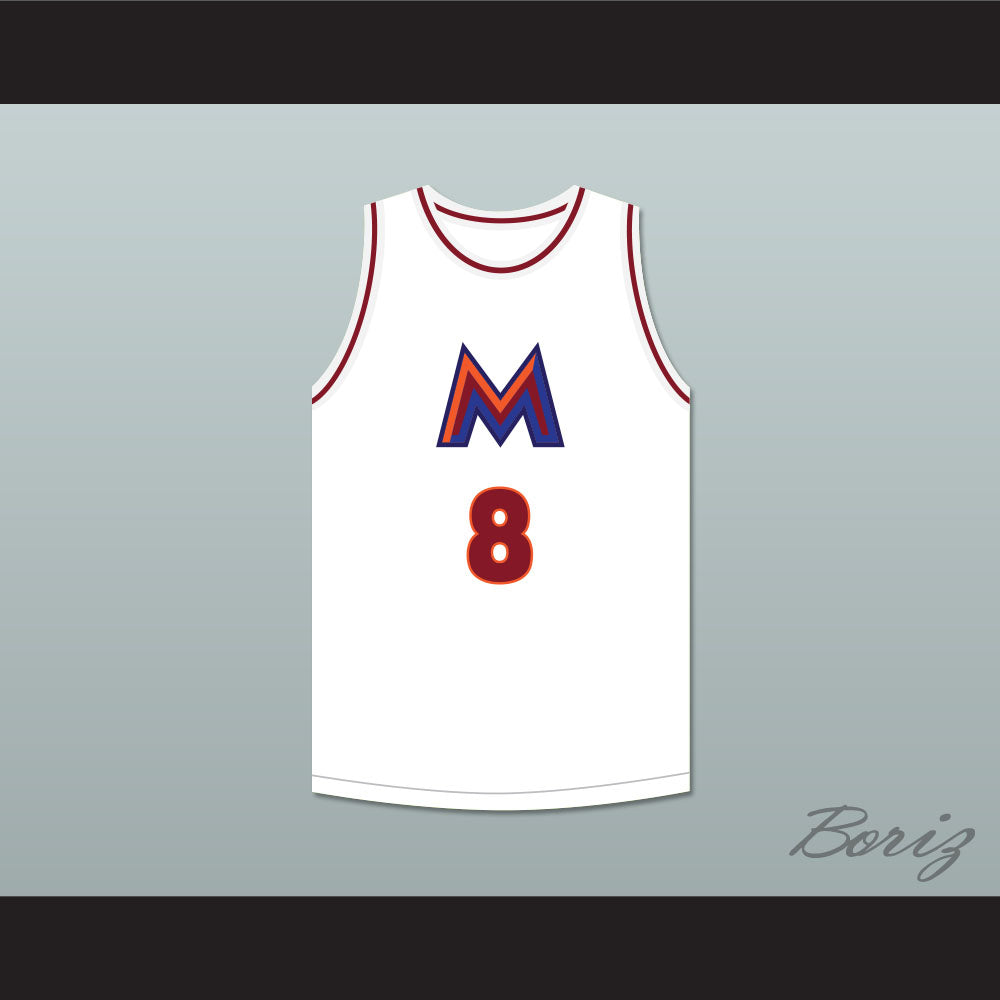 Rui Hachimura 8 Meisei High School White Basketball Jersey 2