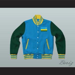 Rwanda Varsity Letterman Jacket-Style Sweatshirt