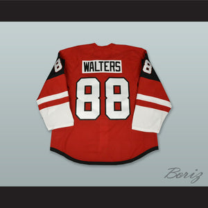 Ryan Walters 88 Rapid City Rush Red Hockey Jersey