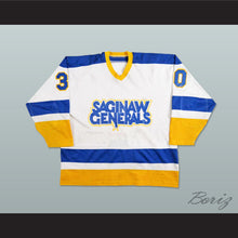 Load image into Gallery viewer, Darren Pang 30 Saginaw Generals Hockey Jersey