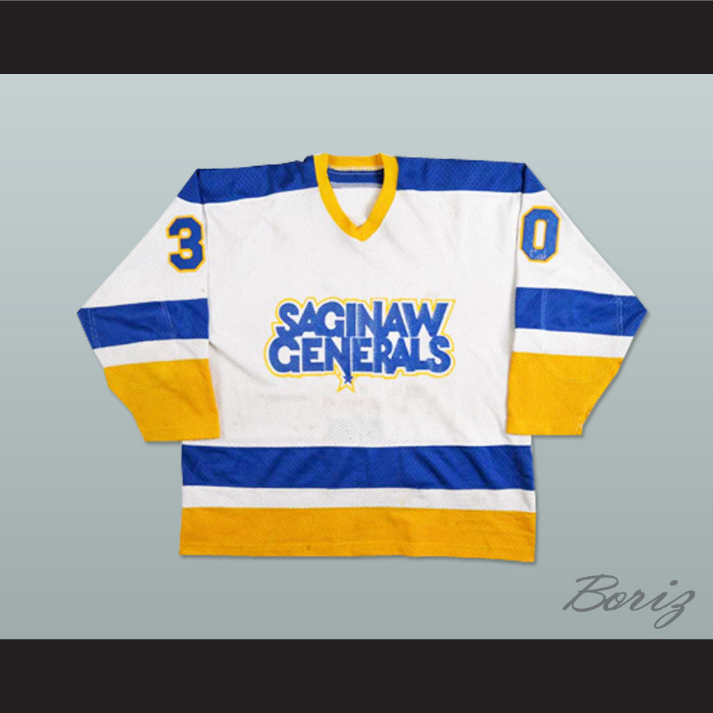 Darren Pang 30 Saginaw Generals Hockey Jersey