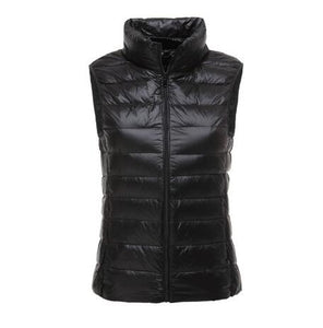 SEDUTMO 2018 Winter Ultra Light Womens Down Jackets Plus Size 3XL Vest Duck Down Doat Short Puffer Jacket Tank Waistcoat ED115