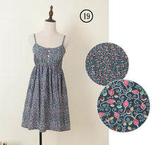 Load image into Gallery viewer, SEDUTMO Summer Tunic Dress Women Print Floral Basic Spaghetti Strap Dresses Sexy Sundress  Beach Party Dress ED020