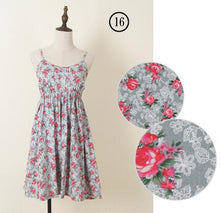 Load image into Gallery viewer, SEDUTMO Summer Tunic Dress Women Print Floral Basic Spaghetti Strap Dresses Sexy Sundress  Beach Party Dress ED020