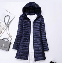 Load image into Gallery viewer, SEDUTMO Winter Long Ultra Light Duck Down Jackets Women Plus Size 3XL Down Coat Spring Puffer Jacket Slim Hooded Parkas ED230