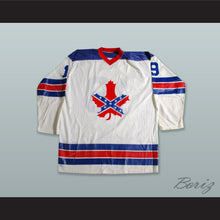 Load image into Gallery viewer, Roanoke Valley Rebels 19 White Hockey Jersey