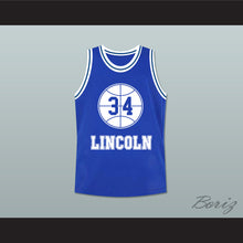 Load image into Gallery viewer, Jesus Shuttlesworth 34 Blue Lincoln High School Basketball Jersey He Got Game