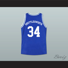 Load image into Gallery viewer, Jesus Shuttlesworth 34 Blue Lincoln High School Basketball Jersey He Got Game