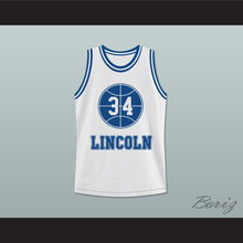 Load image into Gallery viewer, Jesus Shuttlesworth 34 White Lincoln High School Basketball Jersey He Got Game