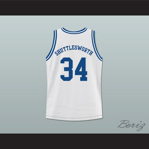 Jesus Shuttlesworth 34 White Lincoln High School Basketball Jersey He Got Game