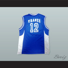 Load image into Gallery viewer, Slavko Vranes 12 KK Buducnost Podgorica Basketball Jersey with Patch