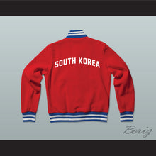 Load image into Gallery viewer, South Korea Varsity Letterman Jacket-Style Sweatshirt
