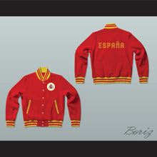 Load image into Gallery viewer, Espana/Spain Varsity Letterman Jacket-Style Sweatshirt