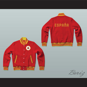 Espana/Spain Varsity Letterman Jacket-Style Sweatshirt