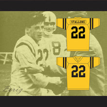 Load image into Gallery viewer, Sylvester Stallone 22 Lincoln High School Yellow Football Jersey