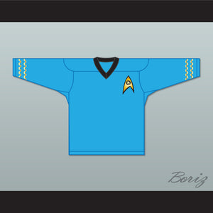 Starfleet Science Light Blue Hockey Jersey