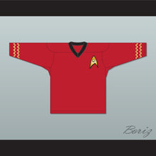 Load image into Gallery viewer, Starfleet Engineering Red Hockey Jersey