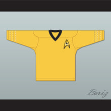 Load image into Gallery viewer, Starfleet Command Yellow Hockey Jersey