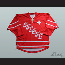 Load image into Gallery viewer, Suisse Switzerland Hockey Jersey