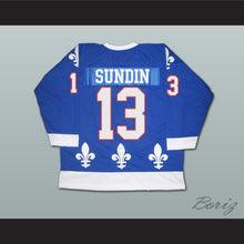 Load image into Gallery viewer, Mats Sundin 13 Quebec Nordiques Hockey Jersey