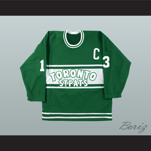 Mats Sundin 13 Toronto St Pats Green Hockey Jersey