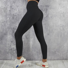 Load image into Gallery viewer, SVOKOR Women Workout Leggings Push Up Fitness Leggings Female Fashion Patchwork Leggings Mujer S-XL Black Leggings Women