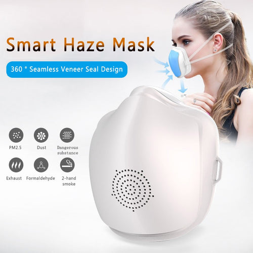 Safe High Quality Activated Electric Mask Respirator PM2.5 Air Purifying Anti Haze N95 Electric Face Mouth Mask Useful