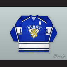 Load image into Gallery viewer, Saku Koivu 11 Finland National Team Blue Hockey Jersey