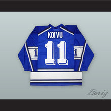 Load image into Gallery viewer, Saku Koivu 11 Finland National Team Blue Hockey Jersey