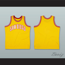 Load image into Gallery viewer, San Diego Conquistadors Yellow Basketball Jersey