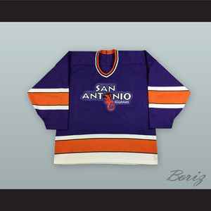San Antonio Iguanas Purple Hockey Jersey