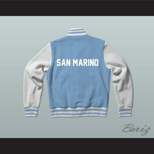 San Marino Varsity Letterman Jacket-Style Sweatshirt
