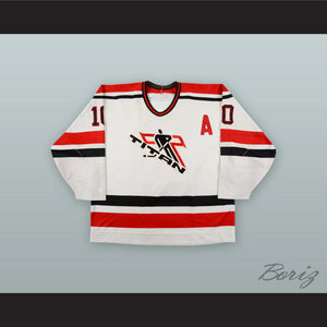 Sandy McCarthy 10 Laval Titans White Hockey Jersey