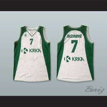 Load image into Gallery viewer, Sani Becirovic 7 KK Krka Novo Mesto Slovenia White Basketball Jersey
