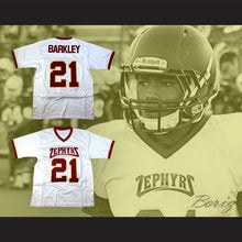 Load image into Gallery viewer, Saquon Barkley 21 Whitehall High School Zephyrs White Football Jersey