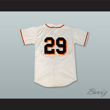 Load image into Gallery viewer, Satchel Paige 29 St Louis Browns White Button Down Baseball Jersey