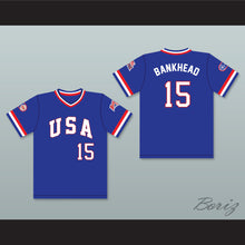 Load image into Gallery viewer, Scott Bankhead 15 1984 USA Team Blue Baseball Jersey