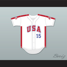 Load image into Gallery viewer, Scott Bankhead 15 1984 USA Team White Button Down Baseball Jersey