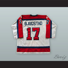 Load image into Gallery viewer, 1983-84 Scott Bjugstad 17 USA White Hockey Jersey