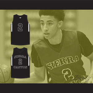 Scotty Pippen Jr 2 Sierra Canyon School Trailblazers Black Basketball Jersey 1